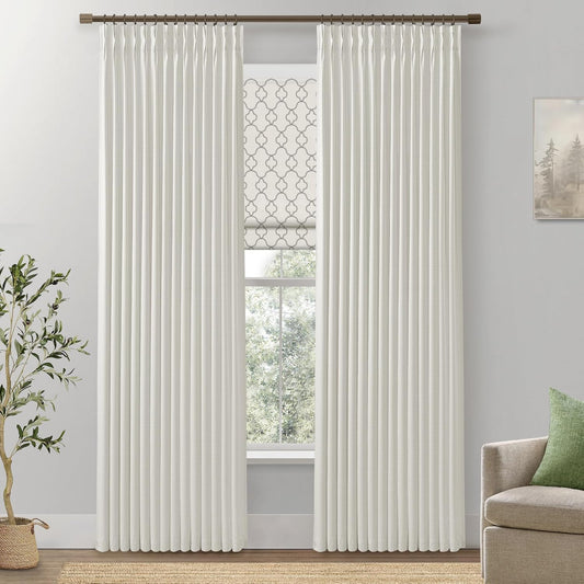 100% Blackout Pinch Pleated Curtains
